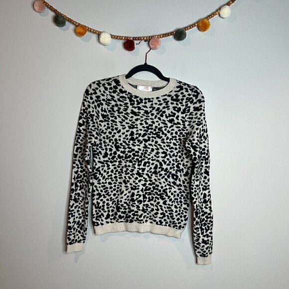 Rachel Parcell leopard print crewneck sweater - Picture 2 of 6